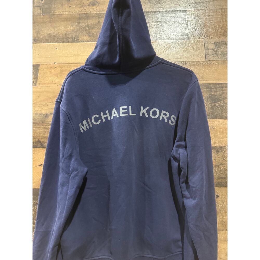 Michael Kors- Navy- Zip-Up Hoodie/Jacket- Size L Women - Picture 3 of 7